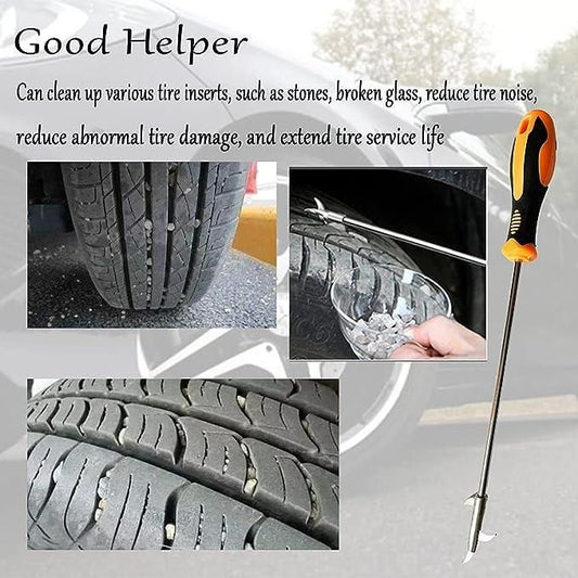 2 in 1 Car Tyre Stone Removing Tool - CAR ACCESSORIES